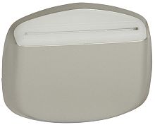 Лицевая панель Legrand Celiane для выключателя карточного титан картинка